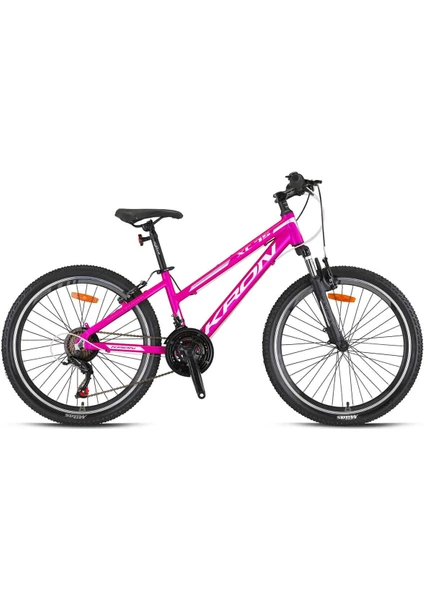 Xc 75 - 24" Mtb Lady - 13' - 21 Vites - V.b. - Mat Pembe-Gri/beyaz