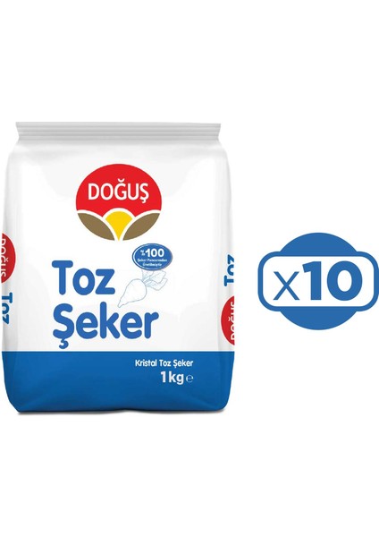 Toz Şeker 1000 gr 10'lu