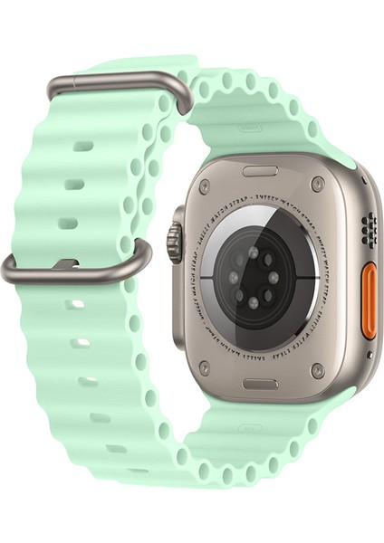 Sneezy Apple Watch 49MM Ultra Seri Uyumlu Seaflex Ocean Silikon Kordon fiyatları