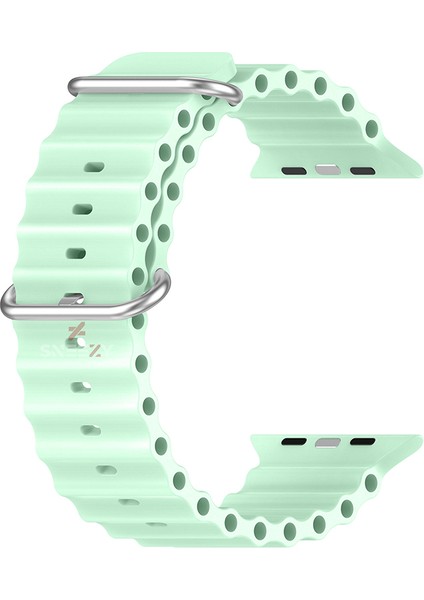 Sneezy Apple Watch 49MM Ultra Seri Uyumlu Seaflex Ocean Silikon Kordon indirimleri