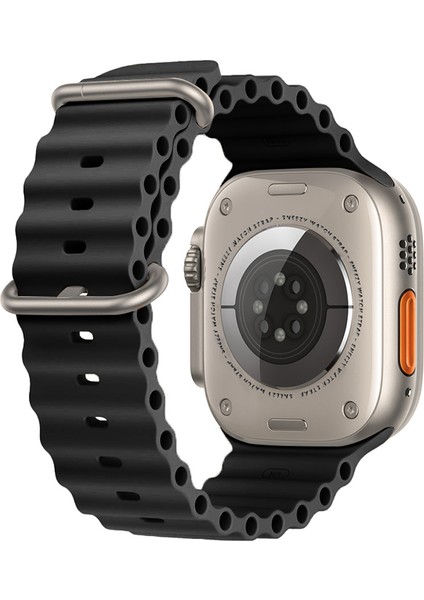Sneezy Apple Watch 49MM Ultra Seri Uyumlu Seaflex Ocean Silikon Kordon fiyatları