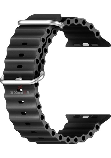 Sneezy Apple Watch 49MM Ultra Seri Uyumlu Seaflex Ocean Silikon Kordon indirimleri