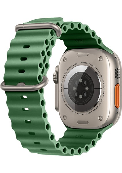 Sneezy Apple Watch 49MM Ultra Seri Uyumlu Seaflex Ocean Silikon Kordon fiyatları