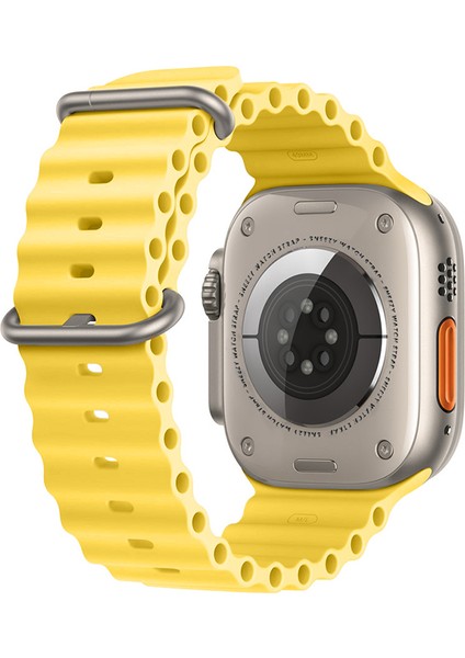 Sneezy Apple Watch 49MM Ultra Seri Uyumlu Seaflex Ocean Silikon Kordon fiyatları