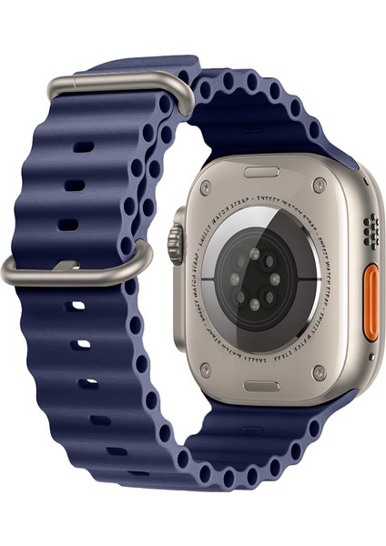 Sneezy Apple Watch 49MM Ultra Seri Uyumlu Seaflex Ocean Silikon Kordon fiyatları