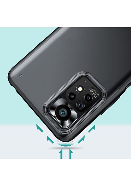 Xiaomi Redmi Note 11 Uyumlu Venga Serisi Mika Arka Tasarımlı Renkli Kenarlı Premium Kılıf indirimleri