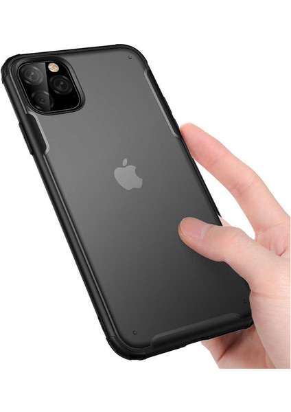 iPhone 11 Pro Uyumlu Venga Serisi Mat Arka Yüzeyli Renkli Kenar Premium Kılıf