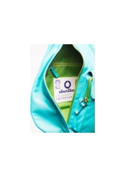 Unisex Çapraz Çanta Hakiki Deri Floater Turkuaz Sling Bag (Rfid Koruma) fırsatları
