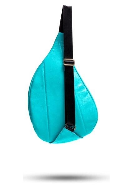 Unisex Çapraz Çanta Hakiki Deri Floater Turkuaz Sling Bag (Rfid Koruma) indirimleri