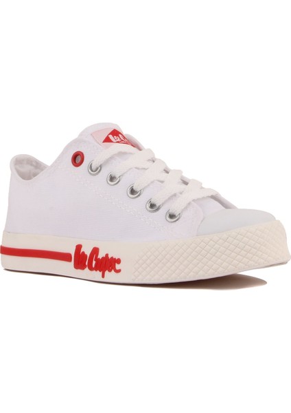 Lee Cooper - Beyaz Renk Bağcıklı Kadın Sneaker