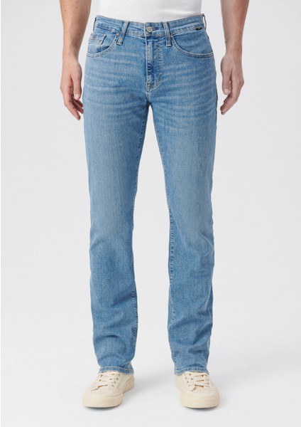 Erkek MARTIN Indigo Puslu Mavi Premium Jean Pantolon 0037884470