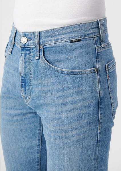 Erkek MARTIN Indigo Puslu Mavi Premium Jean Pantolon 0037884470