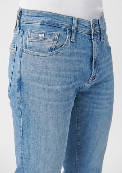 Erkek MARTIN Indigo Puslu Mavi Premium Jean Pantolon 0037884470