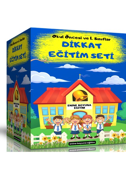 Okul Öncesi Ve 1. Sınıflar Dikkat Eğitim Seti (3-8 Yaş)