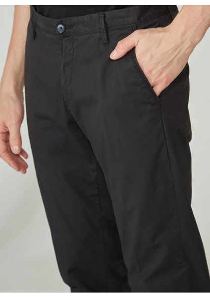 Normal Bel Normal Paça Slim Fit Siyah Erkek Pantolon A261DAN78TC506/TB