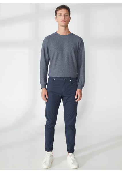 Normal Bel Normal Paça Slim Fit Lacivert Erkek Pantolon A261DAVE362TC506/TB