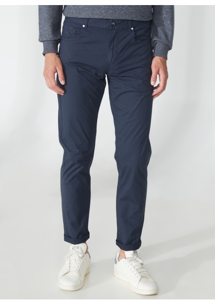 Normal Bel Normal Paça Slim Fit Lacivert Erkek Pantolon A261DAVE362TC506/TB