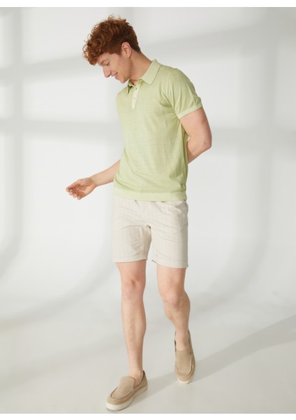 Polo Yaka Slim Fit Yeşil Erkek Kazak A26433TF- modelleri