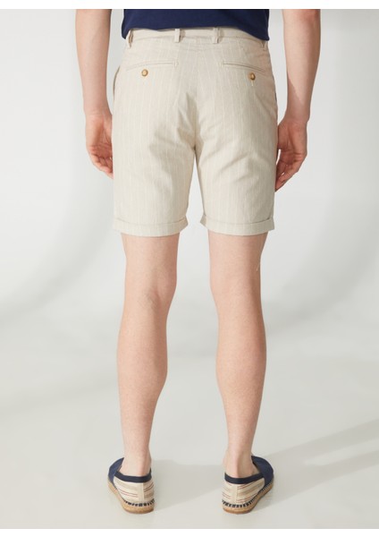 Normal Bel Slim Fit Kahve Erkek Bermuda Şort A261JONP581TF297- indirimleri
