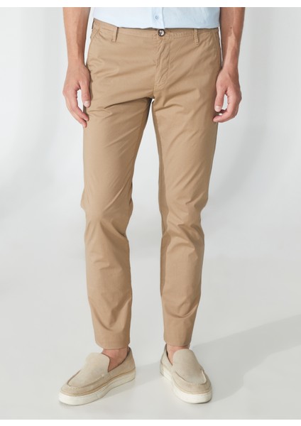 Normal Bel Normal Paça Slim Fit Kahve Erkek Pantolon A261DAN78TC506/TB