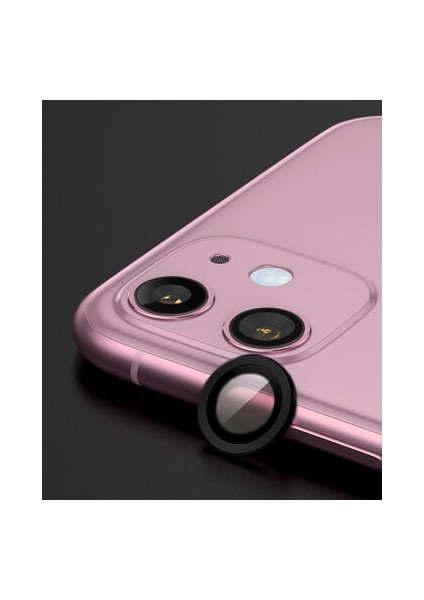 Apple iPhone 12 Mini Kamera Lens Koruyucu Çift Katman Temperli Cam Tam Koruma