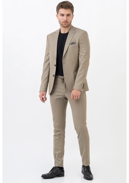 Ciudad López Mateos T214 Regular Fit 6 Drop Likralı Jogger Takım Elbise Desenli