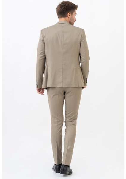 Ciudad López Mateos T214 Regular Fit 6 Drop Likralı Jogger Takım Elbise Desenli