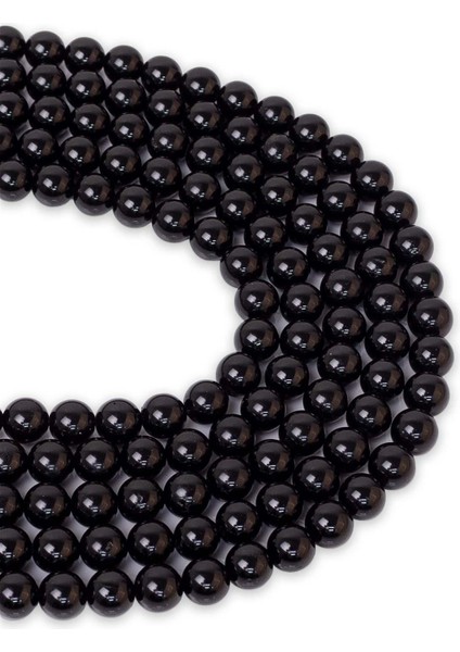 6 mm Siyah Turmalin Taşı Dizi
