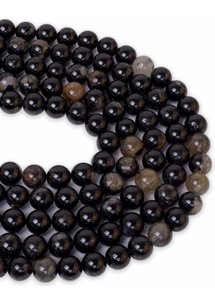 8 mm Siyah Turmalin Taşı Dizi