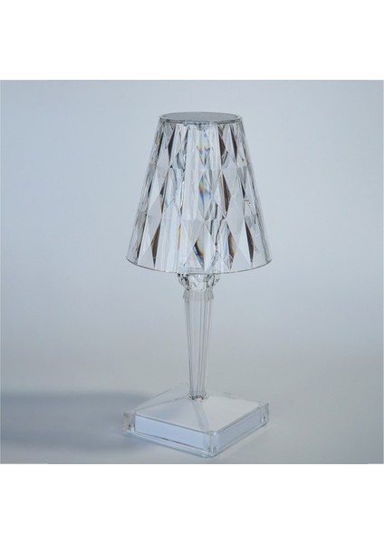Ledli Kristal Abajur Lamba