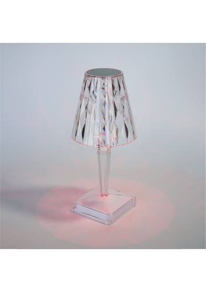 Ledli Kristal Abajur Lamba