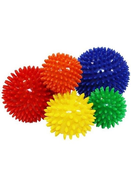 El Egzersiz Masaj ve Duyu Topu, Yumuşak Dikenli Top Sarı Renk 8 cm indirimleri