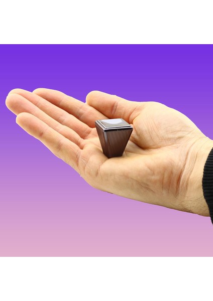 Mobilya Düğme Dolap Çekmece Kulpu Kulbu Plastik Füme Tek Vidalı Kulp indirimleri