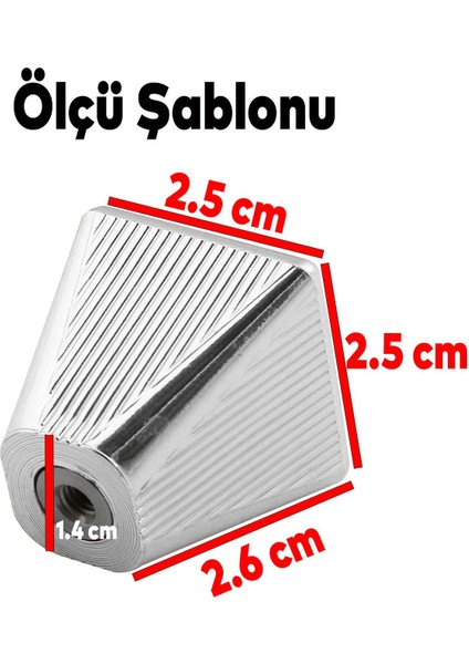 Mobilya Düğme Dolap Çekmece Kulpu Kulbu Plastik Krom Tek Vidalı Kulp fiyatları
