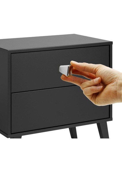 Mobilya Düğme Dolap Çekmece Kulpu Kulbu Plastik Krom Tek Vidalı Kulp fırsatları