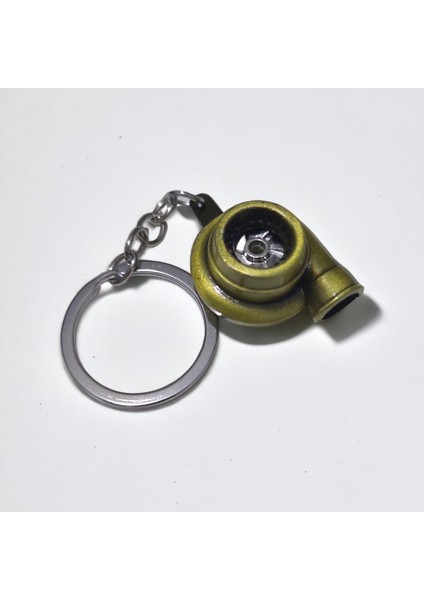 Metal Oto Anahtarlık Turbo Figürlü
