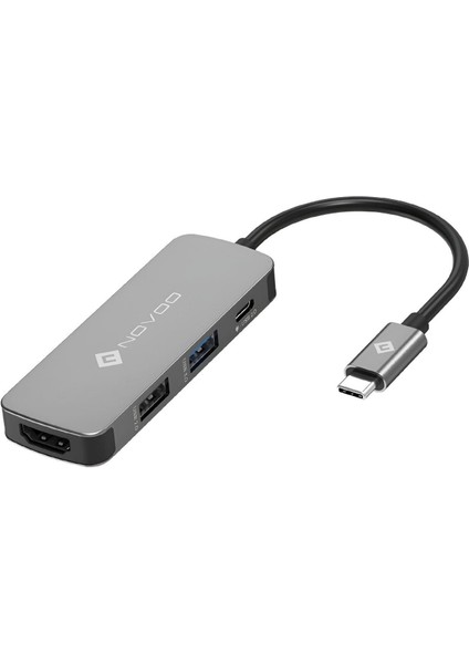 Type-C To 2*usb-A 4K HDMI Pd 100W Dönüştürücü Adaptör