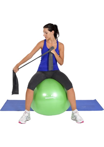 Pilates & Yoga egzersiz Bandı , Theraband Siyah Renk(En Güçlü) 1 mt