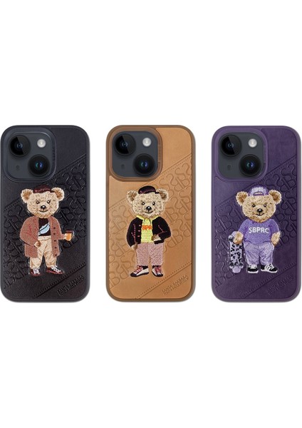 Santa Barbara Polo Racquet Club iPhone 14 Crete Deri Kapak - Siyah fiyatları