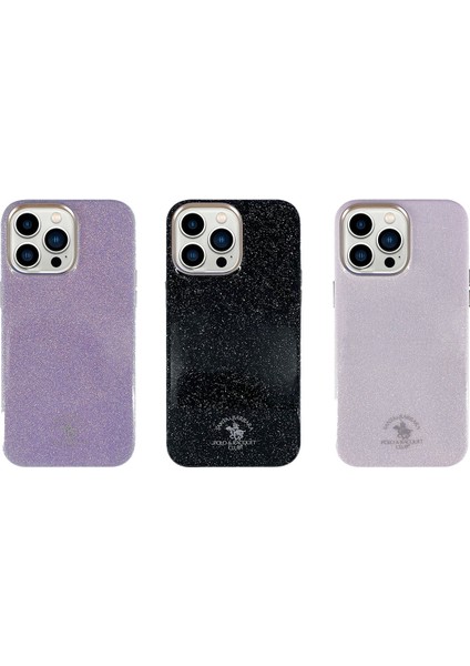 Santa Barbara Polo Racquet Club iPhone 14 Pro Max Aurora Simli Kapak - Mor fiyatları