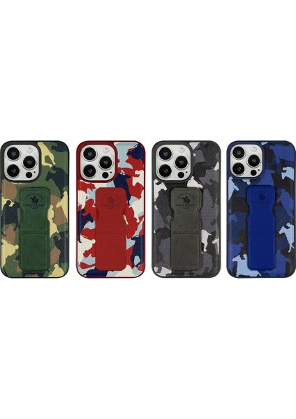 Santa Barbara Polo Racquet Club iPhone 13 Pro Max Enos Standlı Kapak - Gri fiyatları