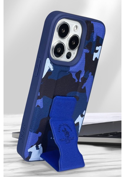 Santa Barbara Polo Racquet Club iPhone 13 Pro Max Enos Standlı Kapak - Gri indirimleri
