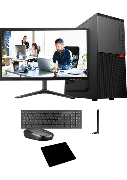 Workforce OF510-038 I5-10400F 8gb Ram 256GB SSD R5 230 T-21,5 Masaüstü Ofis Bilgisayar
