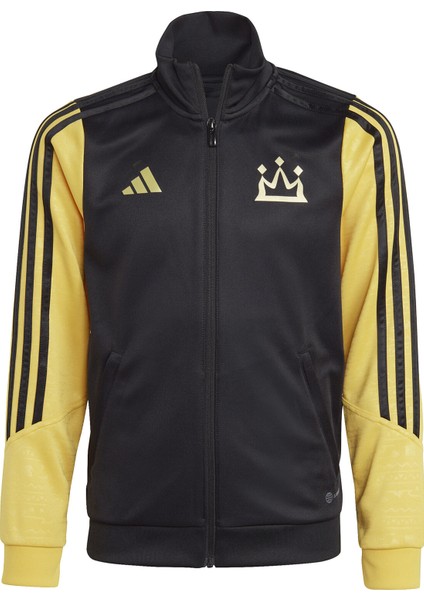 Salah Tk Jkt Y Çocuk Futbol Ceketi HR8840 Siyah