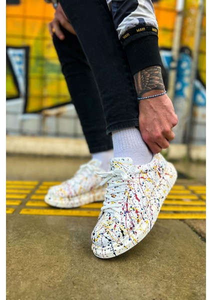 CH254 Cst Pittura Erkek Ayakkabı 498 Sarı / Mavı / Kırmızı Splush fırsatları