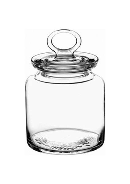 Kitchen Plastik Contalı Cam Kavanoz 2 Adet