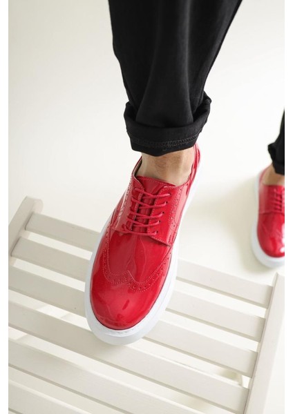 Chekich CH149 Bt Rugan Erkek Ayakkabı Kırmızı modelleri