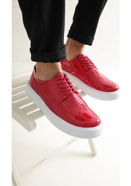 Chekich CH149 Bt Rugan Erkek Ayakkabı Kırmızı indirimleri