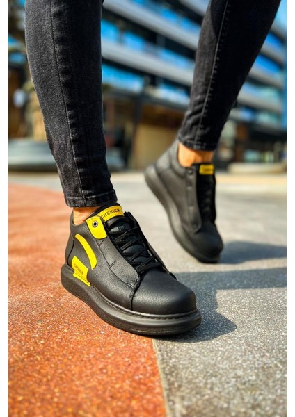 CH131 Gst Frogner Erkek Bot Siyah - Sarı fiyatları