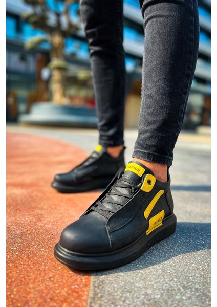 CH131 Gst Frogner Erkek Bot Siyah - Sarı modelleri